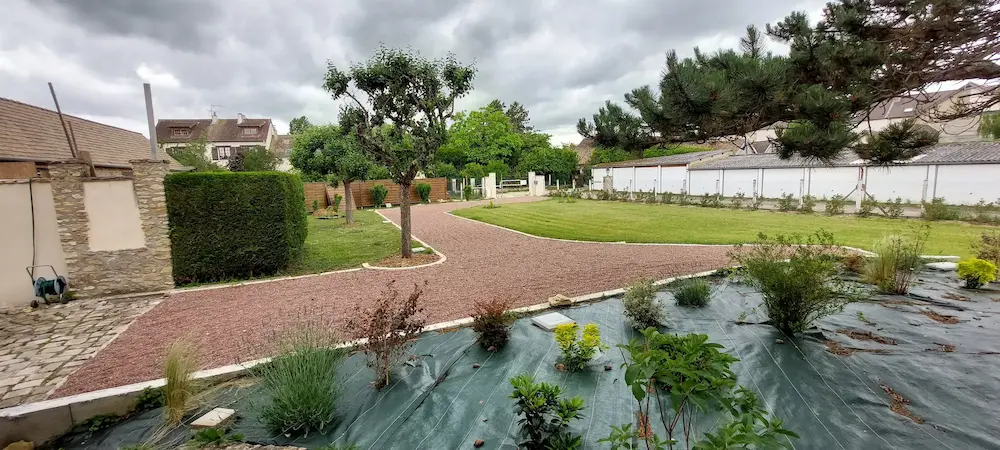 création d'une allée